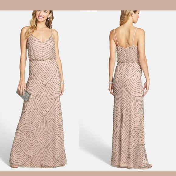 Adrianna Papell Blush Maxi Dress - Picture 1 of 5
